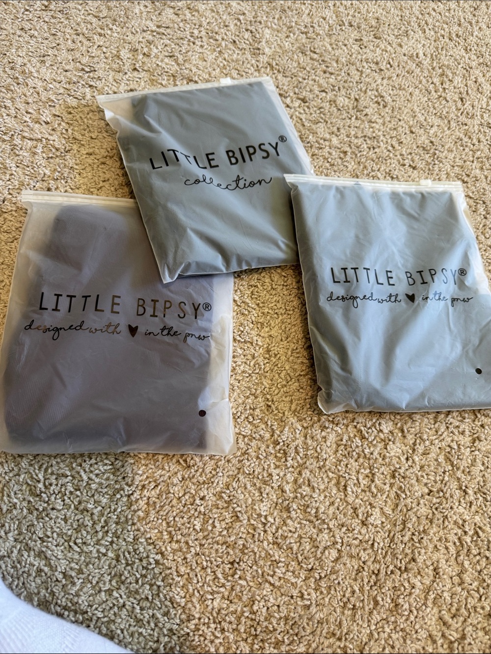 Little Bipsy ribbed leggings and biker shorts